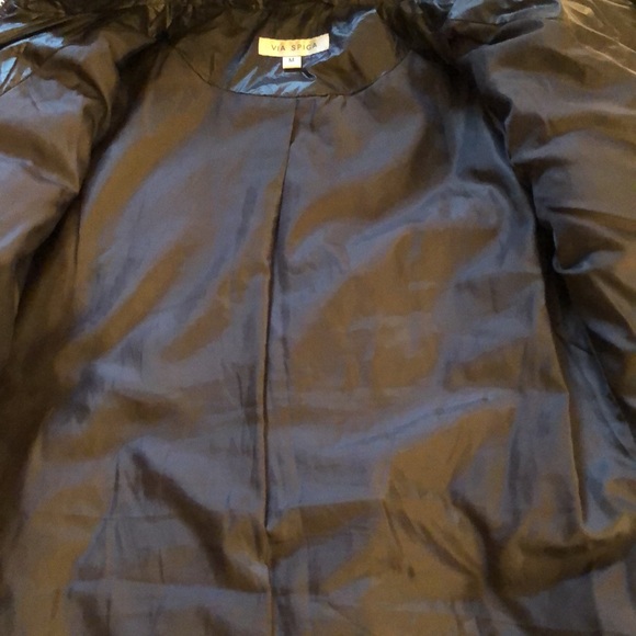 Via Spiga Quilted Down Coat with zip detachable hood. - Picture 6 of 7